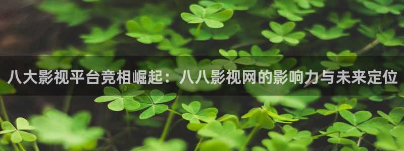 韩国影视推荐：八大影视平台竞相崛起：八八影视网的影响力与未来定位