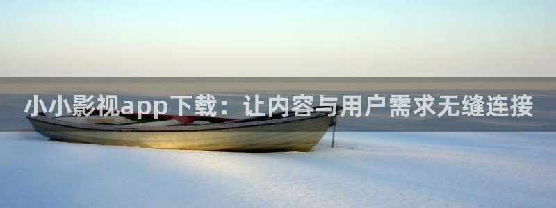韩国影视在线免费观看：小小影视app下载：让内容与用户需求无缝连接